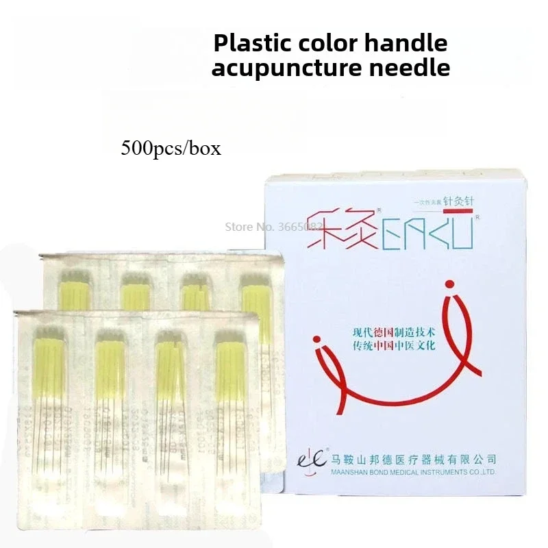 Disposable Sterile Acupoint Acupuncture Needle 5PB Plastic Handle Beauty Needle Abdomen Needle Weight Loss Superfine To 0.12mm