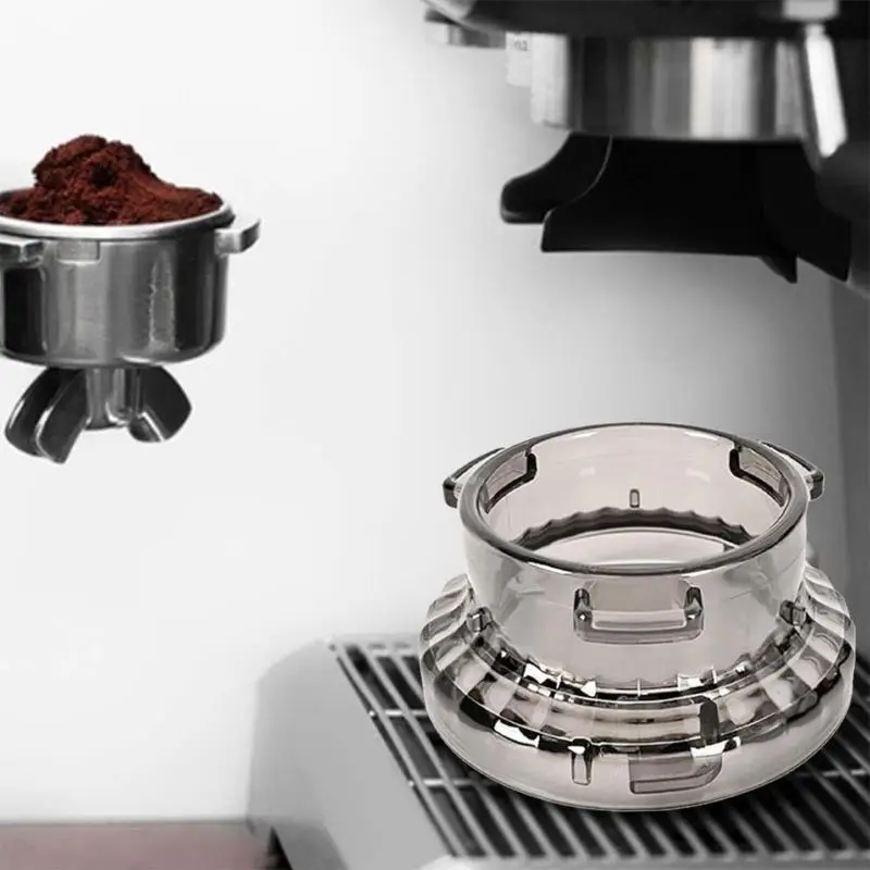 27RB 54mmコーヒーパウダーリングエスプレッソ投与漏斗プラスチック材料マシン用の投与リングを受け取るユニバーサルパウダー