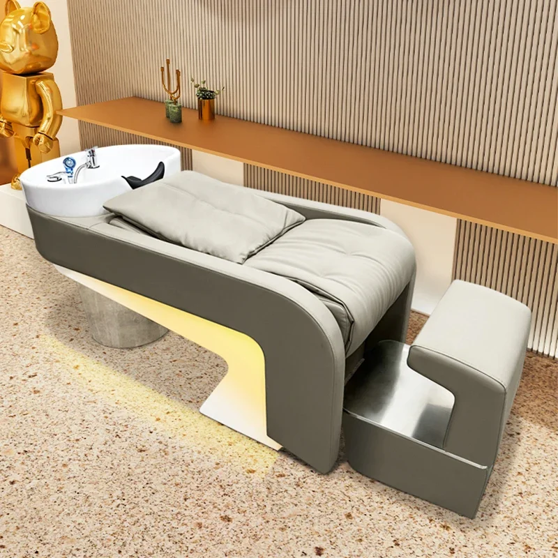 

Semi-lying high-grade flushing bed ceramic basin with lamp