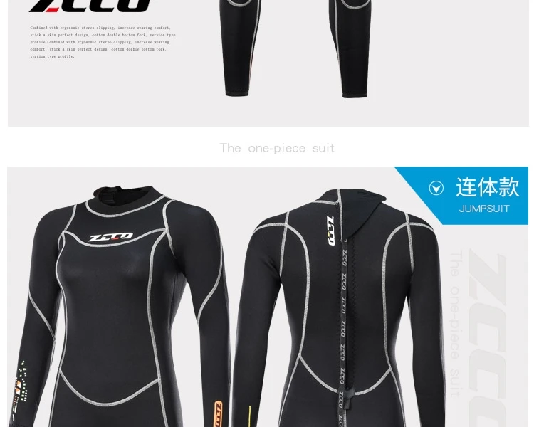 3MM Neopren Neoprenanzug Männer Frauen Surf Tauchen Anzug Ausrüstung Unterwasser Angeln Speerfischen Kitesurfen Bademode Neoprenanzug – Detail 15