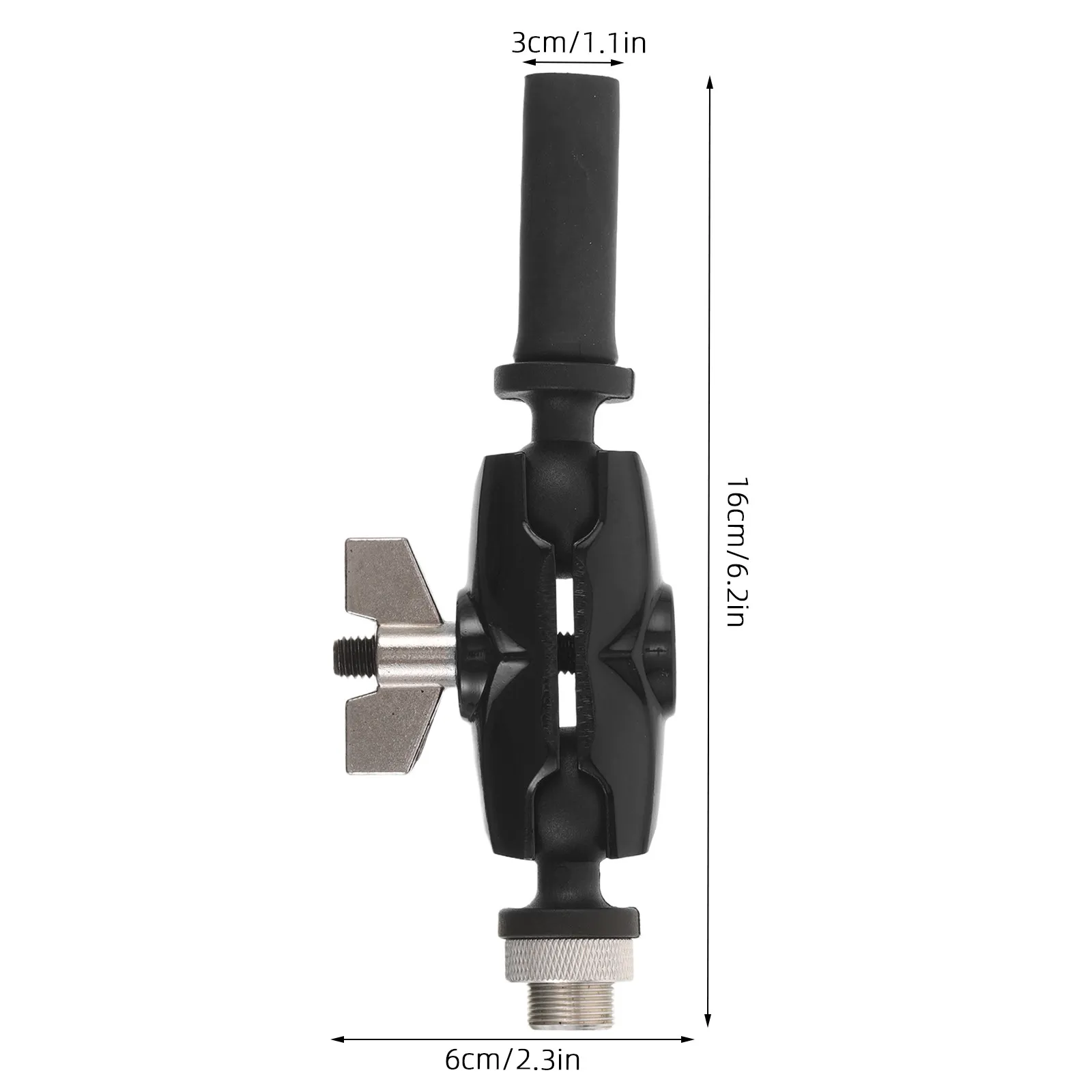 Drum Mic Clip Mini Ball Head Microphone Holder Mount Cymbal Rack Mounting Clamp Electronic Drum Accessories Mic Stand Clamp