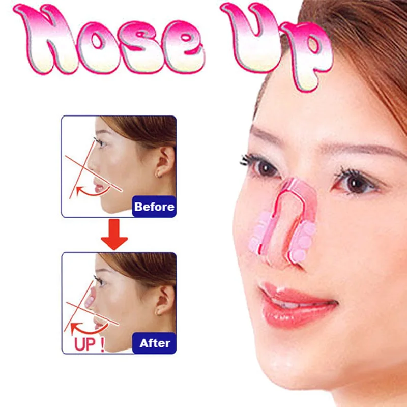 Nose Up Clip Lifting Bridge Face Fitness Straightening Shaping Facial Clipper Corrector Nose Shaper Silicone Nose Orthotic