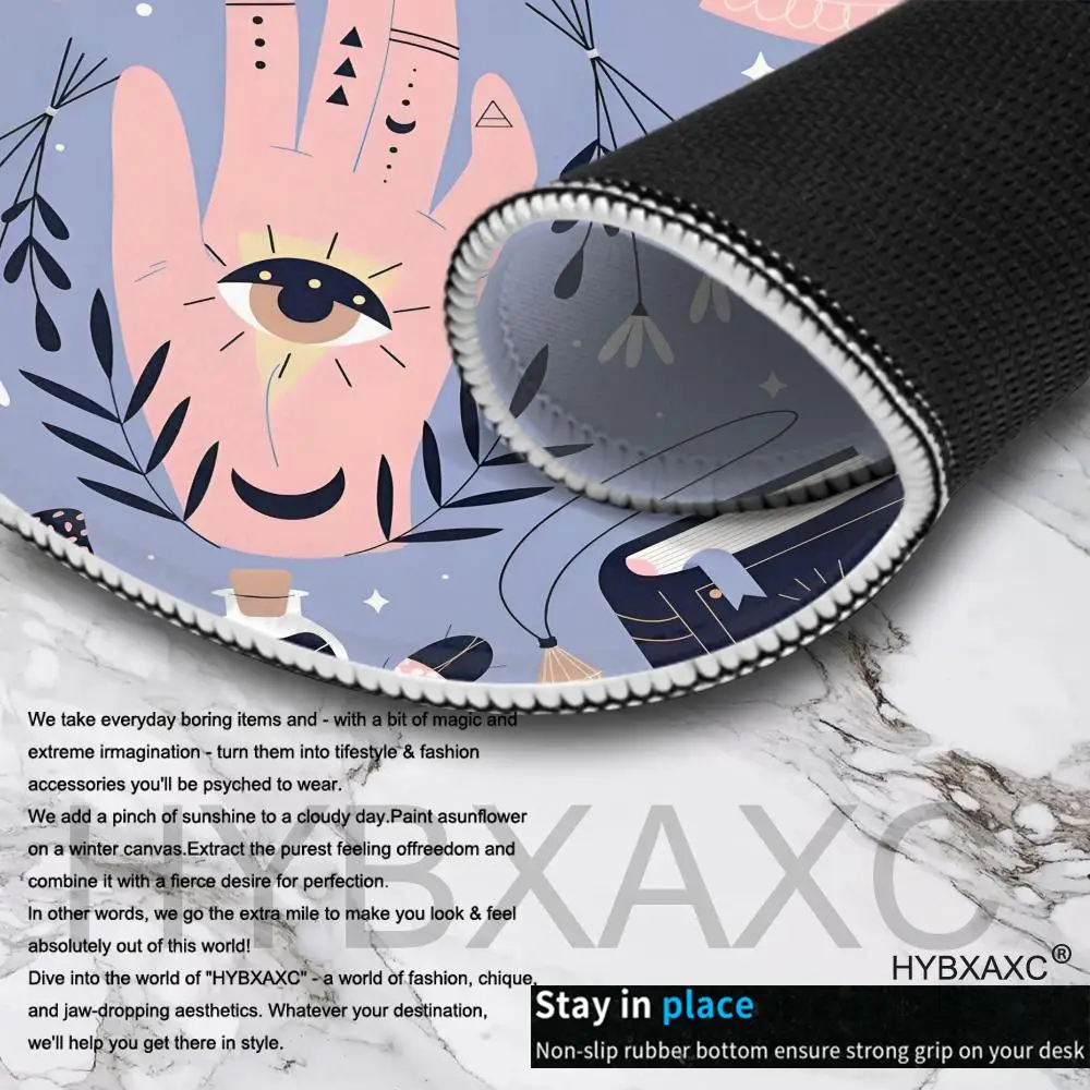 Hexen Katze Mond Tarot Kleine Gaming Maus Pad Computer Büro Mousepad Tastatur Pad Schreibtisch Matte PC Gamer Maus Matte Laptop Mausepad