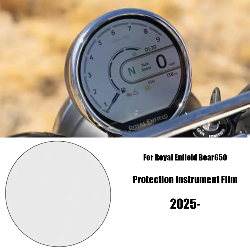 Bear 650 Accessories Scratch Cluster Screen Dashboard For Royal Enfield Bear650 New Motorcycle Protection Instrument Film 2025