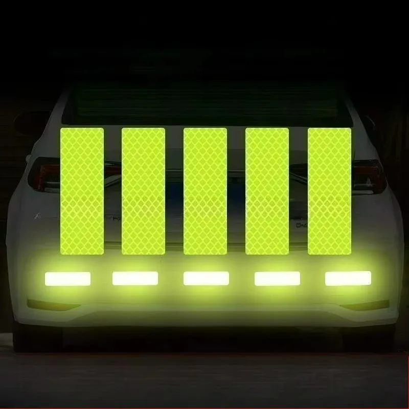 

Uiz Enhance Night Driving Security Style Автомобильный бампер Светоотражающие защитные наклейки 10 шт.