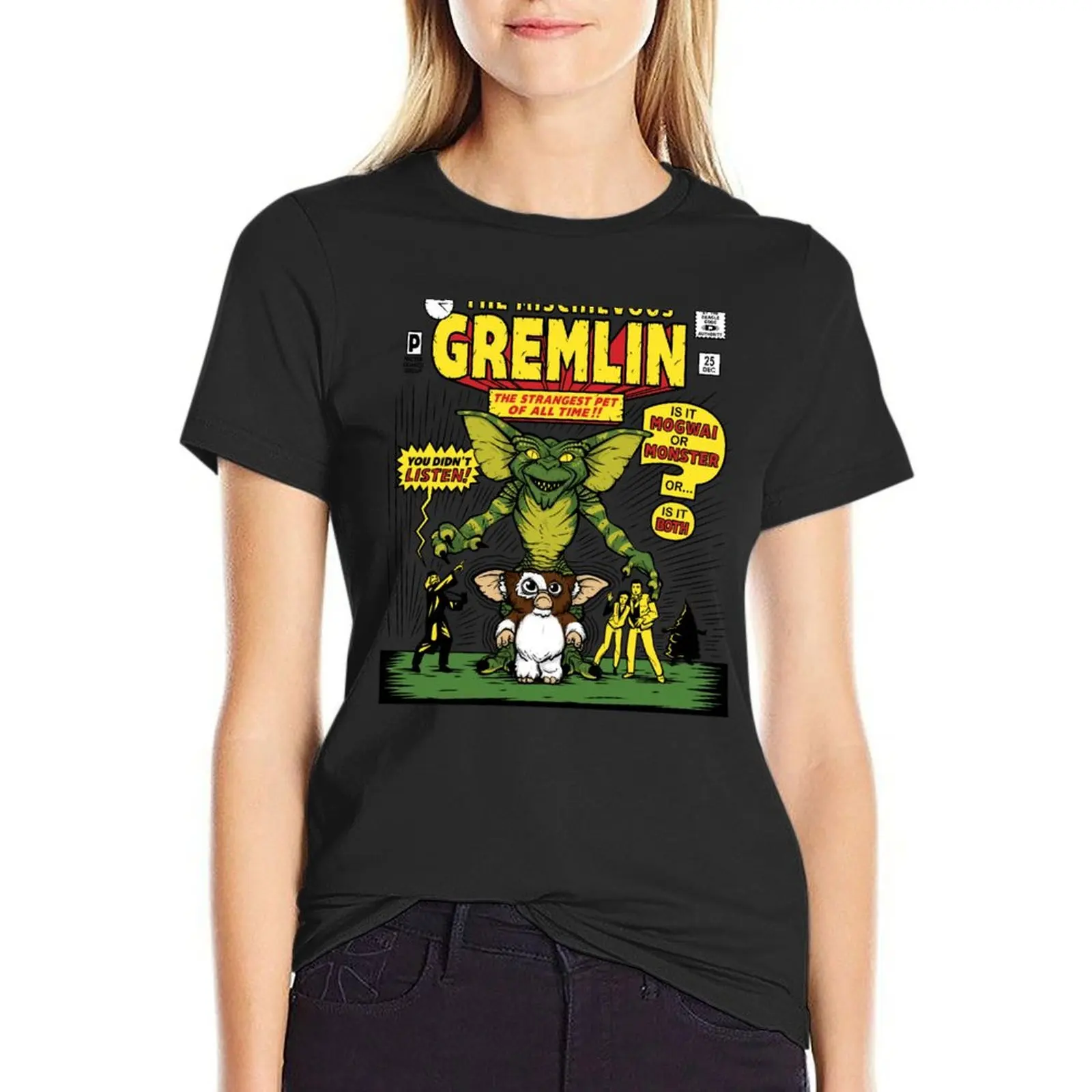 

The Mischievous Gremlin T-shirt graphics vintage clothes clothes for woman