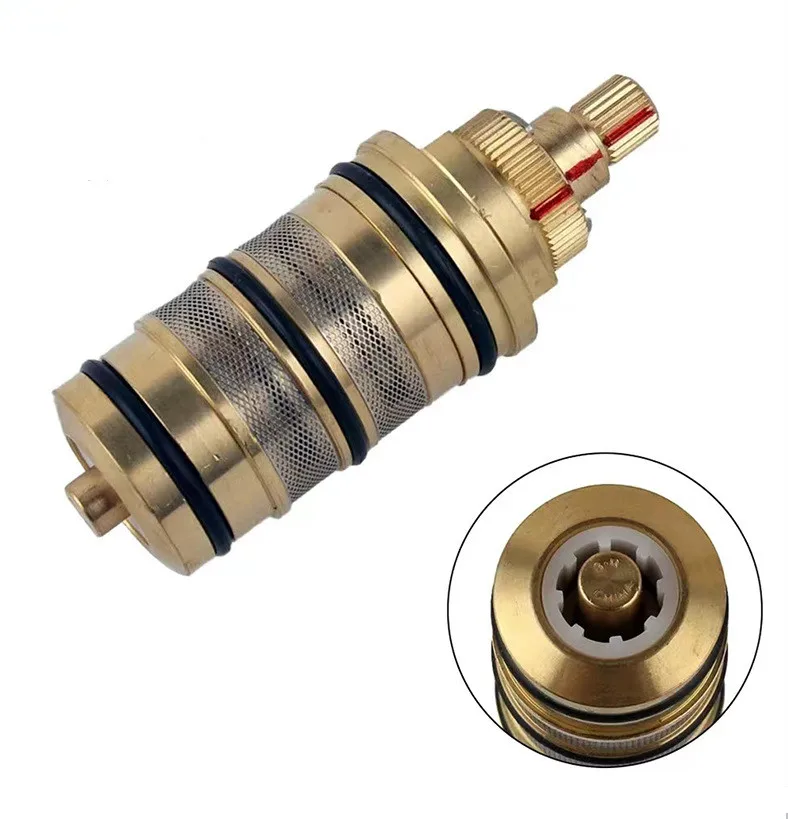 

Cartridge Thermostatic Faucet Valve Bathroom Shower Faucet Accessories Brass High quality Different Size
