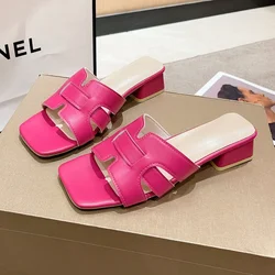 Slippers Women Summer Shoes Flat Luxury Outdoor Beach Flip Flops Female Sandals Trend Brand Design Slides Shoes Woman Slides