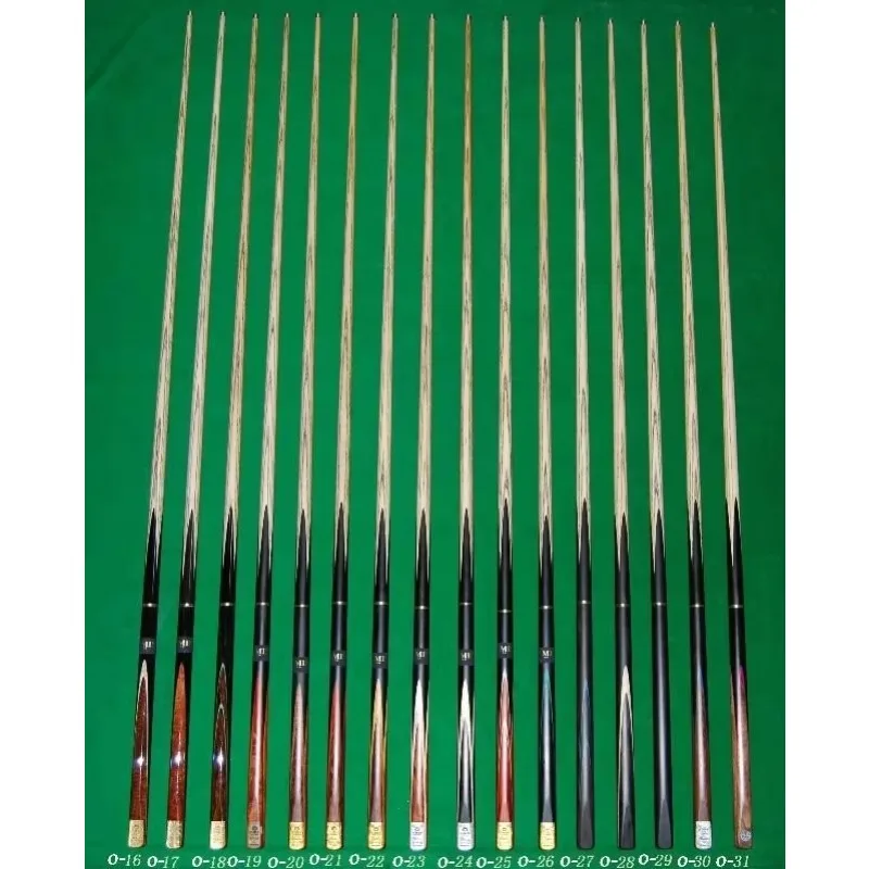 

2025China Factory 3/4 Joint Cue Ash Wood Snooker Cue with Hand Made