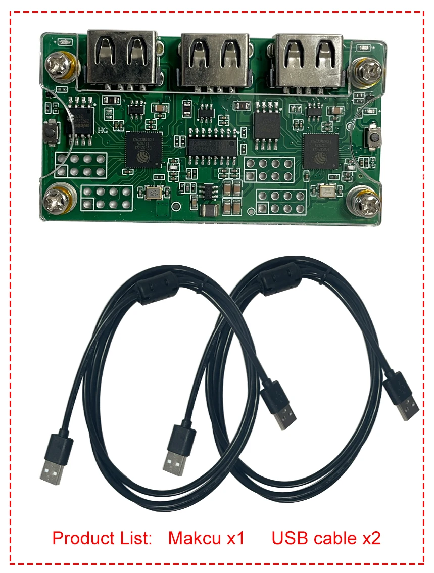 DMA MAKCU ESP32-S3 Arduino Development Boards Hoge prestaties met 2PCS USB-kabel Vervang KMBOX Net