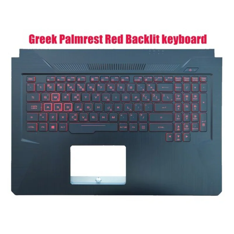 

Y + Green Palmrest Клавиатура с подсветкой для Asus FX705D FX705DD FX705DU FX705DT FX705DY