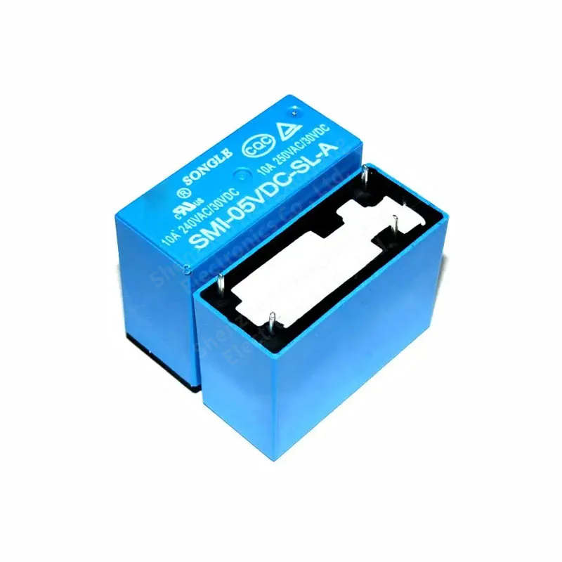 5개/묶음 SMI - 05V 12V 24V DC-SL -A -C -2C 5A 10A 릴레이 SMI-05VDC-SL-A 4핀 SMI-12VDC-SL-C 5핀 SMI-24VDC-
