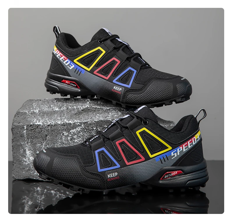 Wasserdichte Damen-Wanderschuhe für Herren, große Größe bis 48 # Outdoor-Trainer, Trekking-Turnschuhe, Klettern, Trekking, Jagd, taktische Sneake – Detail 16