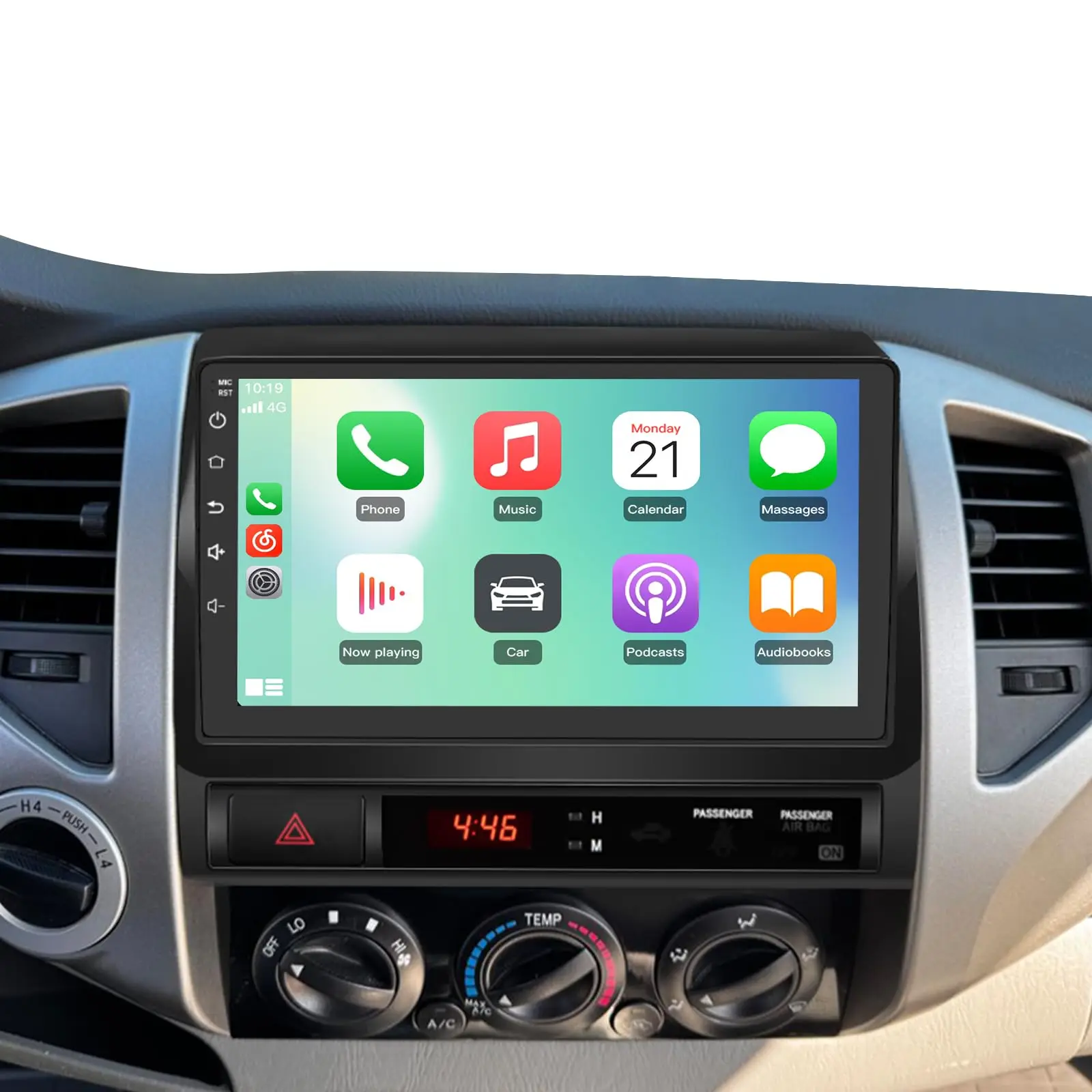 

9’’ Android Car Radio for Toyota Tacoma 2005-2015 stereo, wireless Carplay Android Auto, Bluetooth, FM Radio, SWC, Rear camera