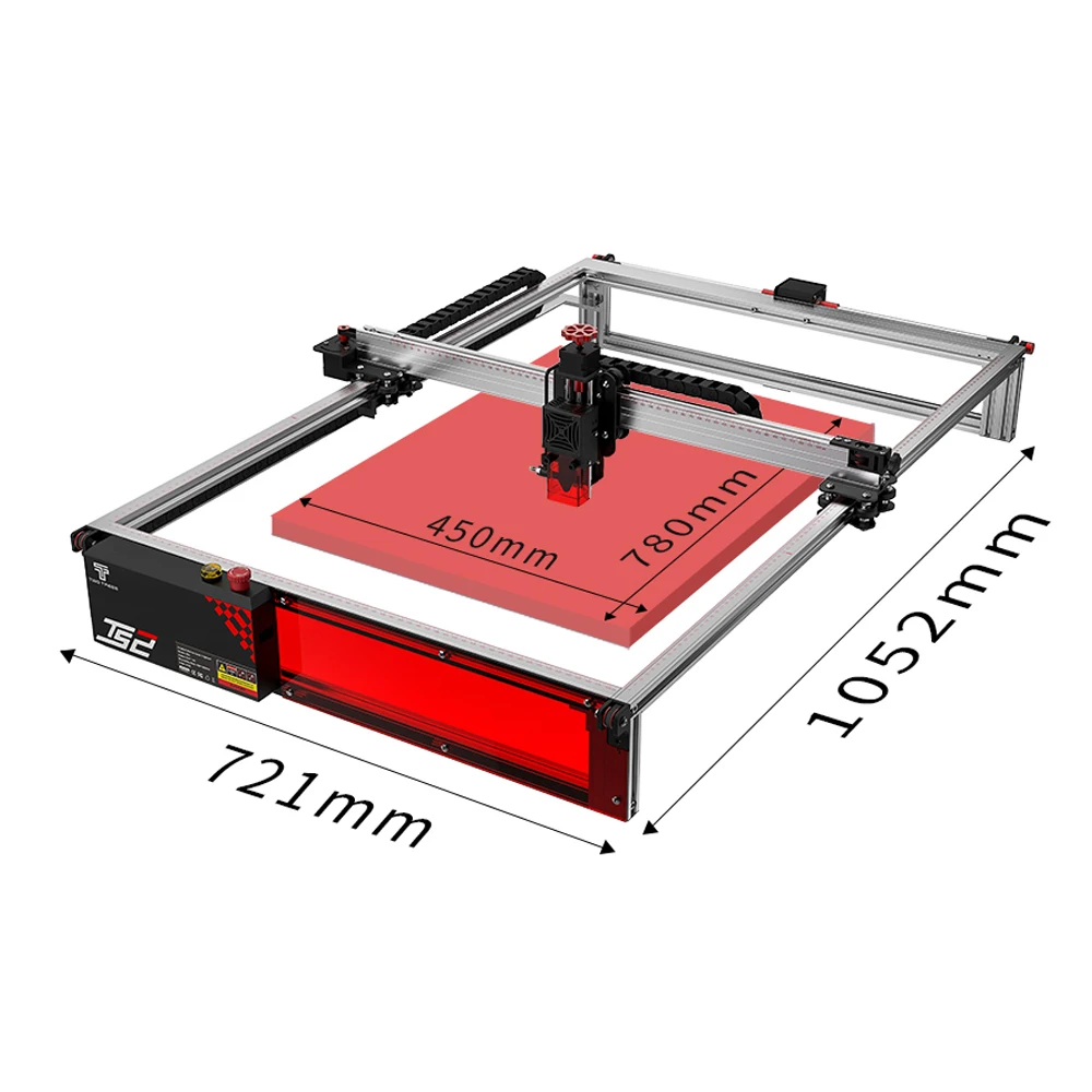 

TWOTREES TS2 Expand kit Engraving area expansion kit used 45*78cm for expanding the engraving area TS2 laser engraving machine