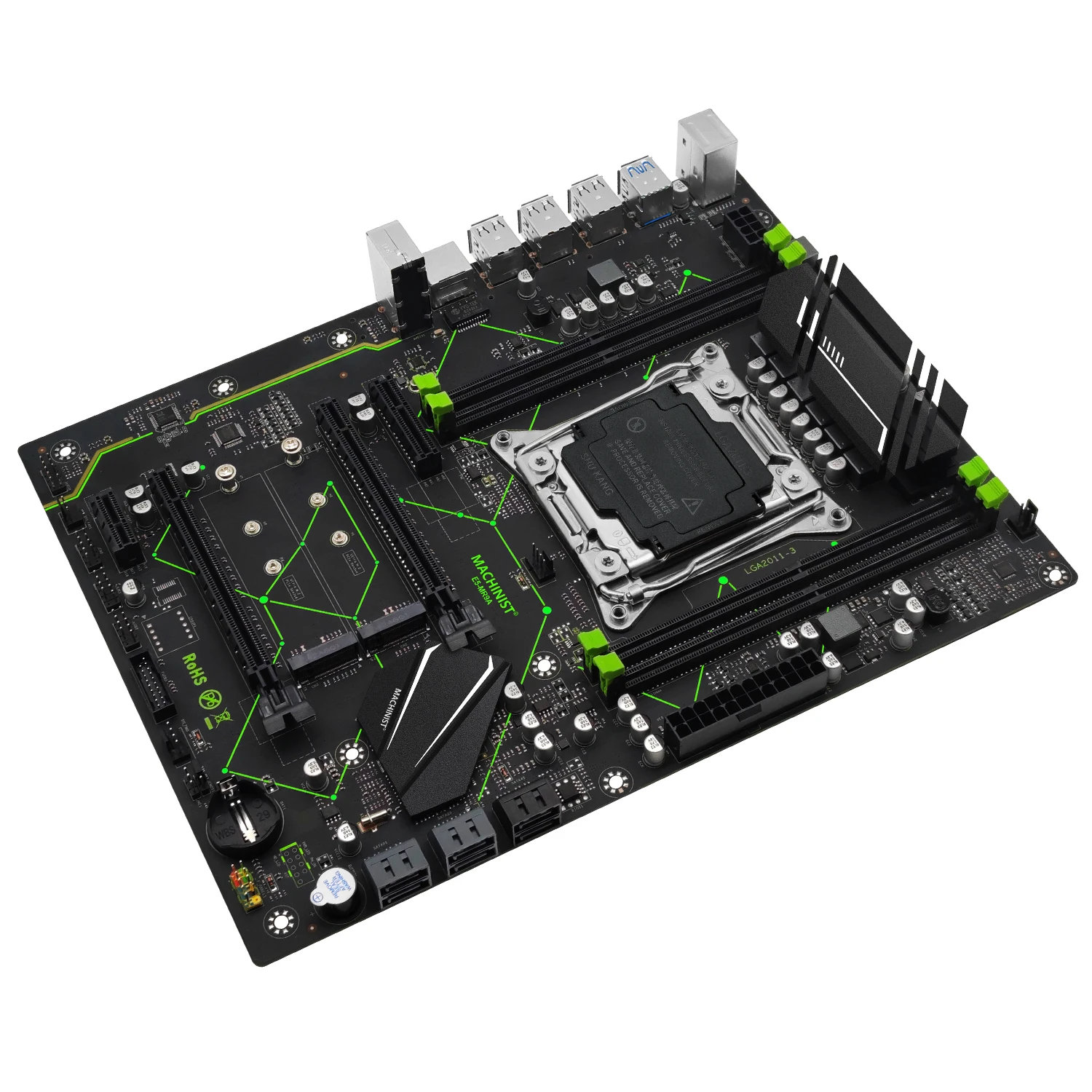 MACHINIST X99 placa base LGA 2011-3 compatible con Xeon E5 2667 2690 V4 2670 V3 CPU procesador Set DDR4 memoria ATX cuatro canales MR9A