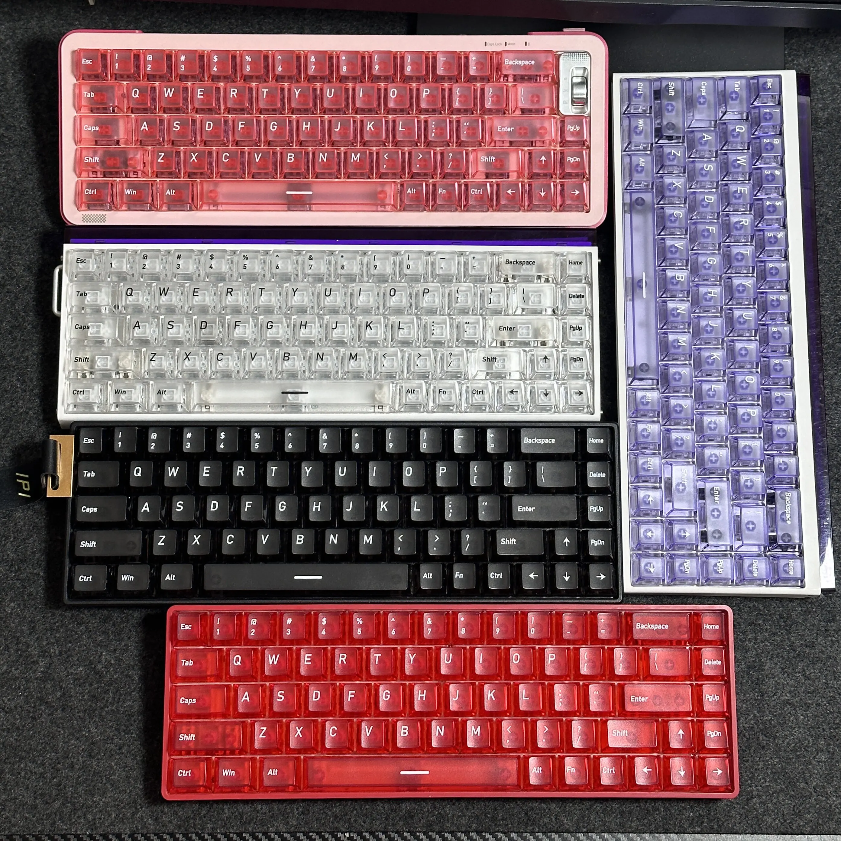 

Top surface of the keycap Fog-transparent keycap PC light transmission Original height UV-adapted magnetic axis Mechanical
