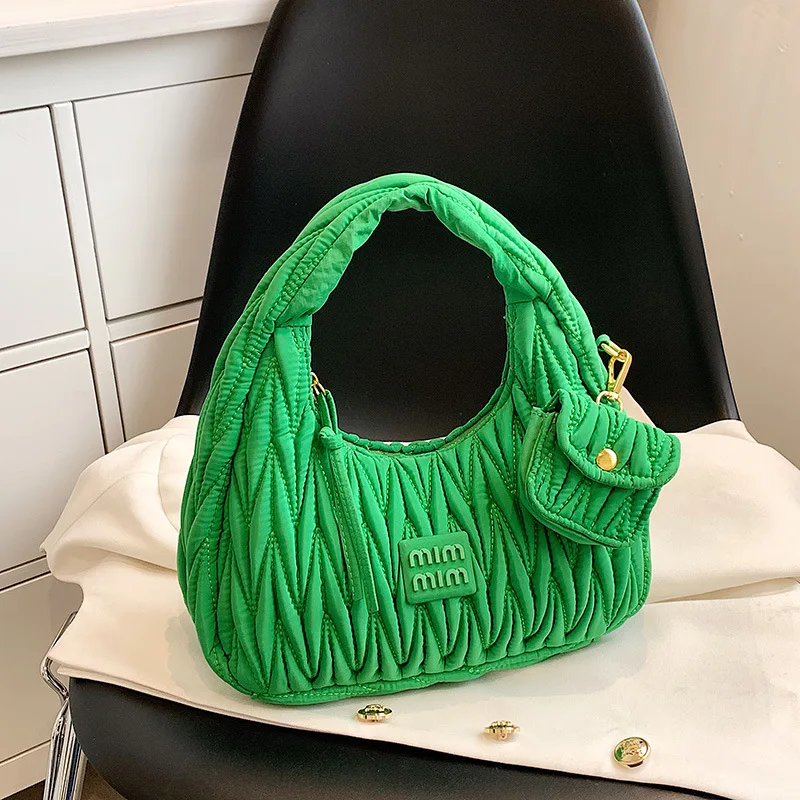 Crossbody Bags Women Luxury Shoulder Bag Fashionable Texture Pleated Armpit Bag Handbag Simple Fashion Handbag Handbags