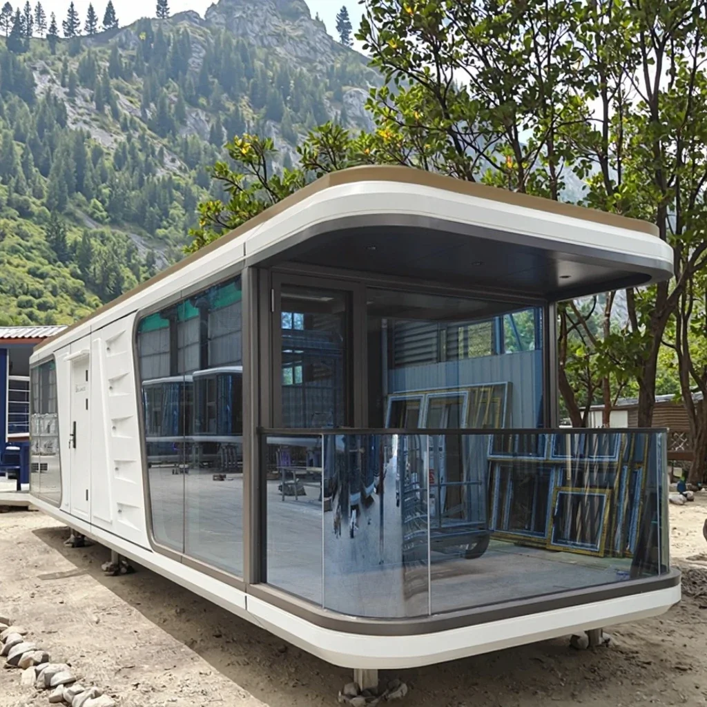 

Stylish and Durable Prefabricated Steel Space Capsule Micro Homes for Vacation Living Solutions