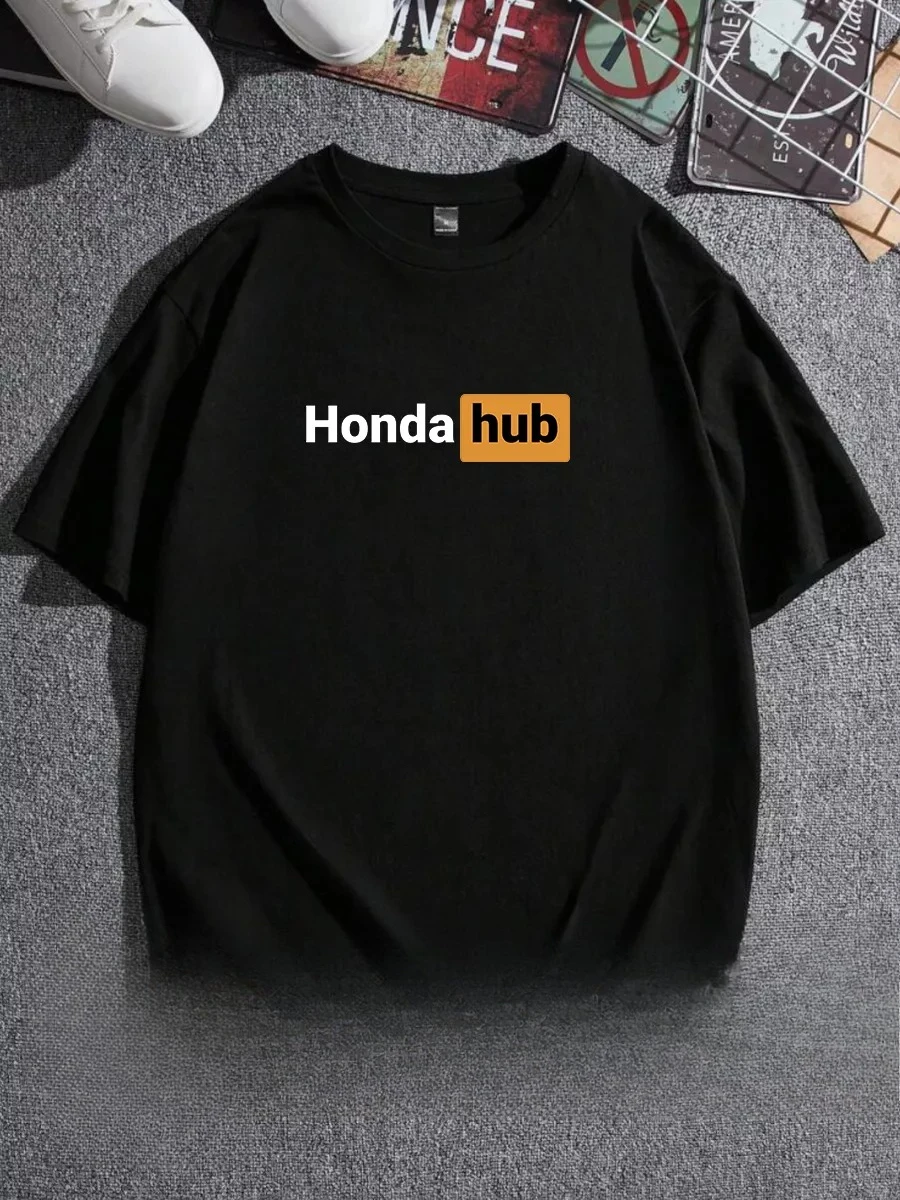 

Honda 2026 JDM Car Culture T Shirt Men Vintage Civic Style Graphic Tees Male Cotton Tops Summer Harajuku Hip Hop Moto Clothing