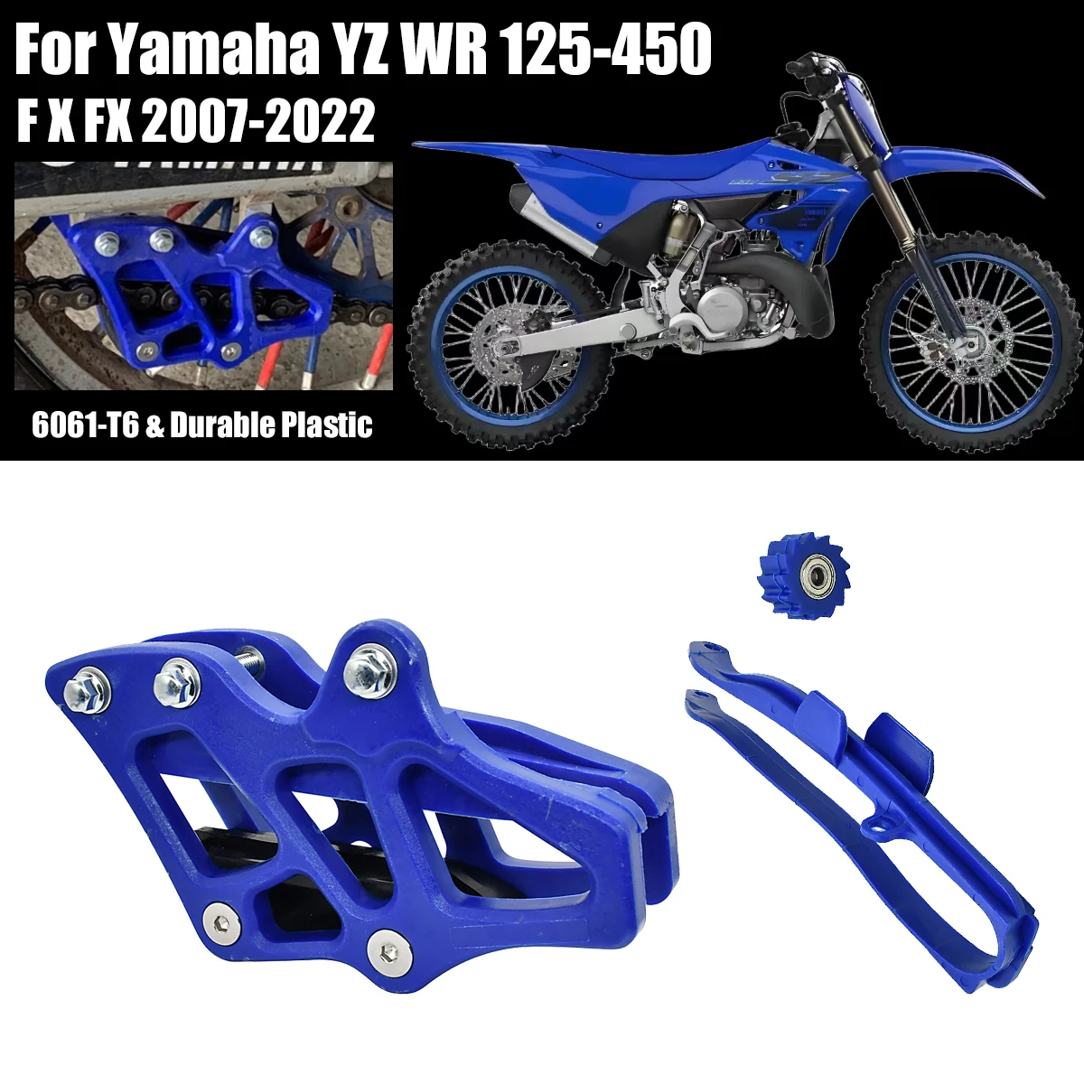 

Motorcycle Chain Swingarm Chain Guide Slider Roller For Yamaha YZ250F YZ450F YZ125 YZ250 YZ250FX YZ450FX WR250F WR450F YZ WR