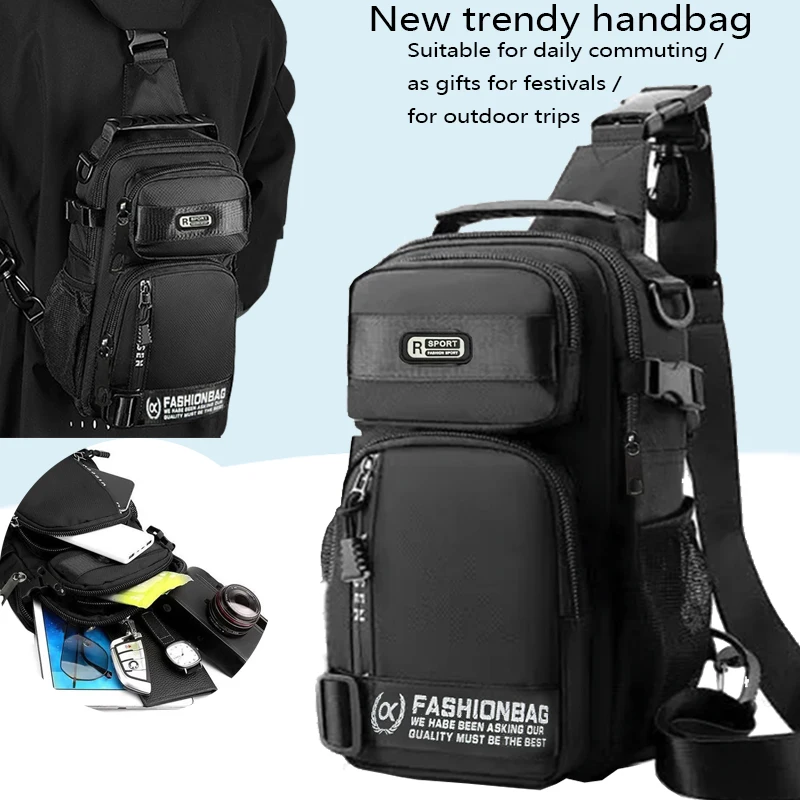 Neutral Style Backpacks for Men and Women, with Three Carrying Methods, Are Suitable for Business Trips and Double-Shoulder Bags