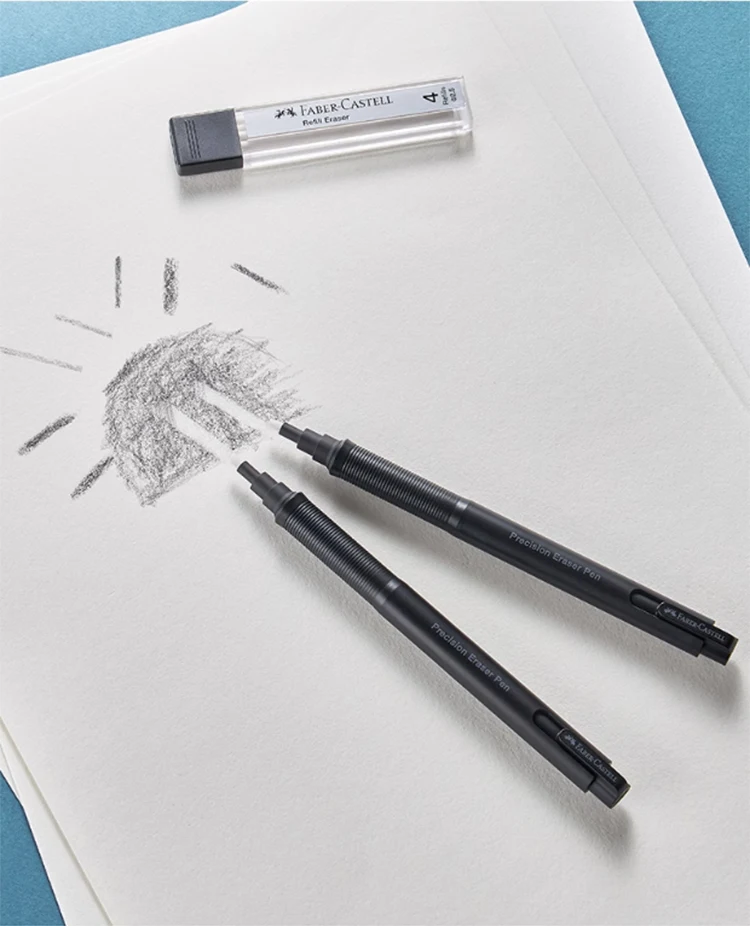 Faber-Castell Radiergummi, einziehbarer automatischer Bleistift, Gummi, hochpräziser Bleistift-Radiergummi, Korrekturwerkzeuge, Schule, Büro, Schreibwaren – Detail 15