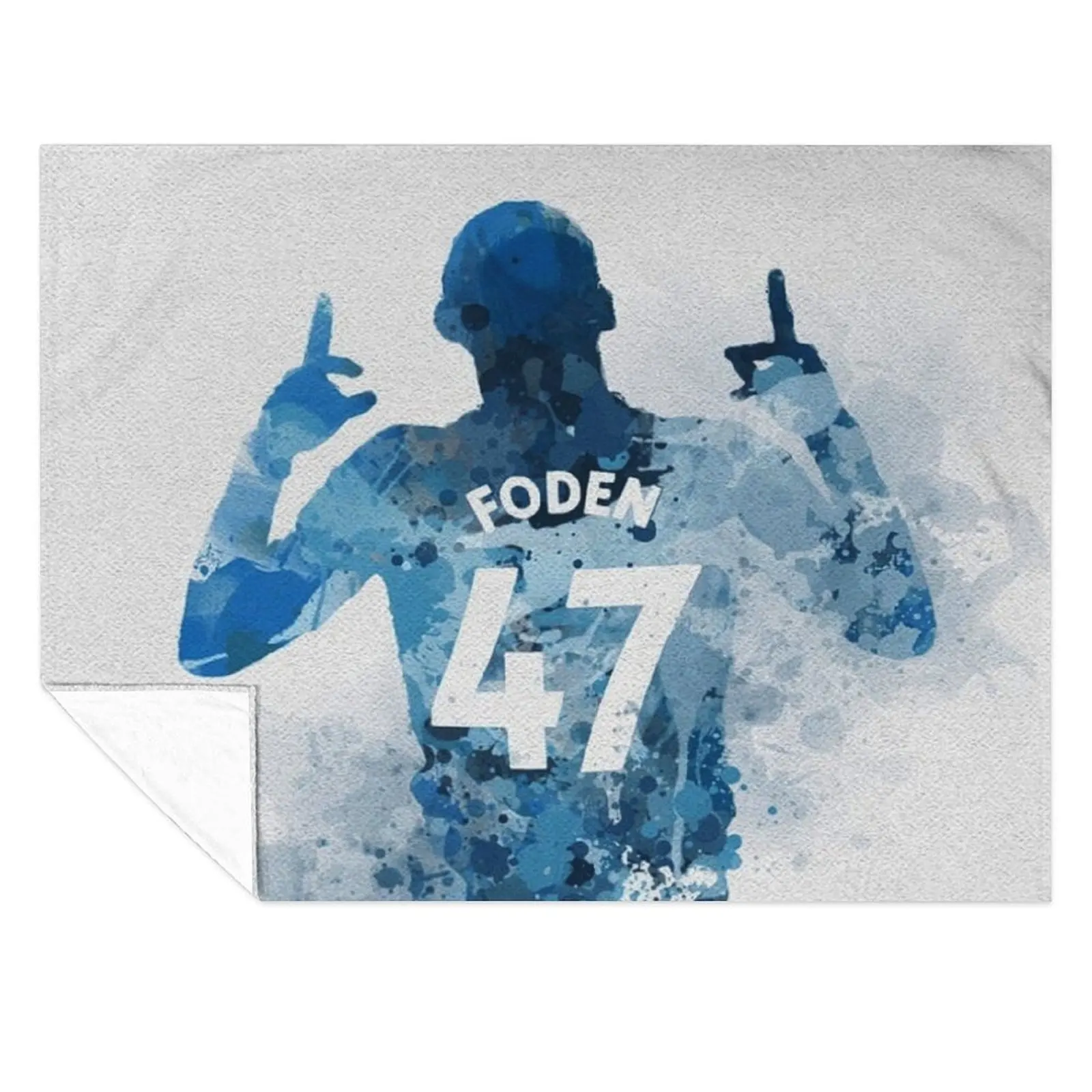 

Art Phil Foden Watercolor Throw Blanket Comforter wednesday Decorative Sofas Blankets