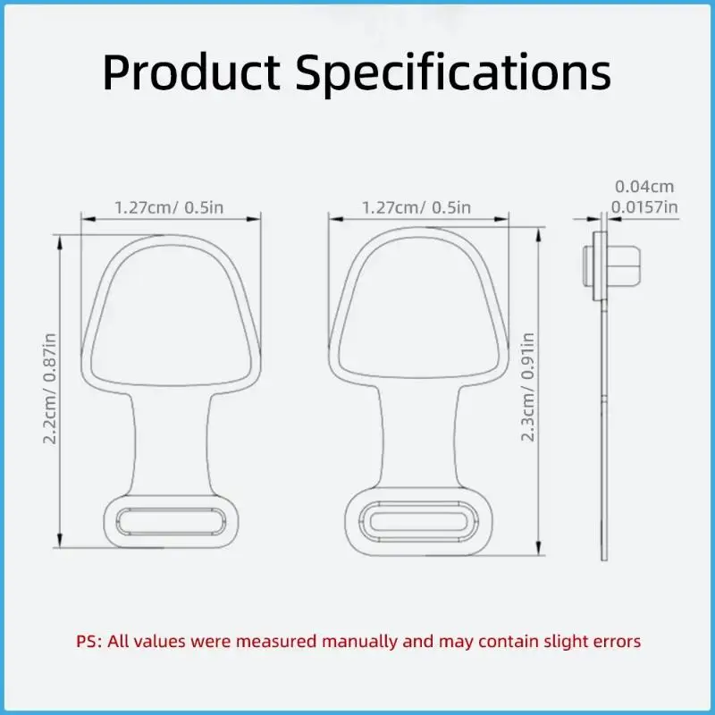 5 Stück USB-C-Staubstopfen, selbstklebende Abdeckung für den Ladeanschluss des Telefons, 5 Stück Schutz für Android – Detail 2