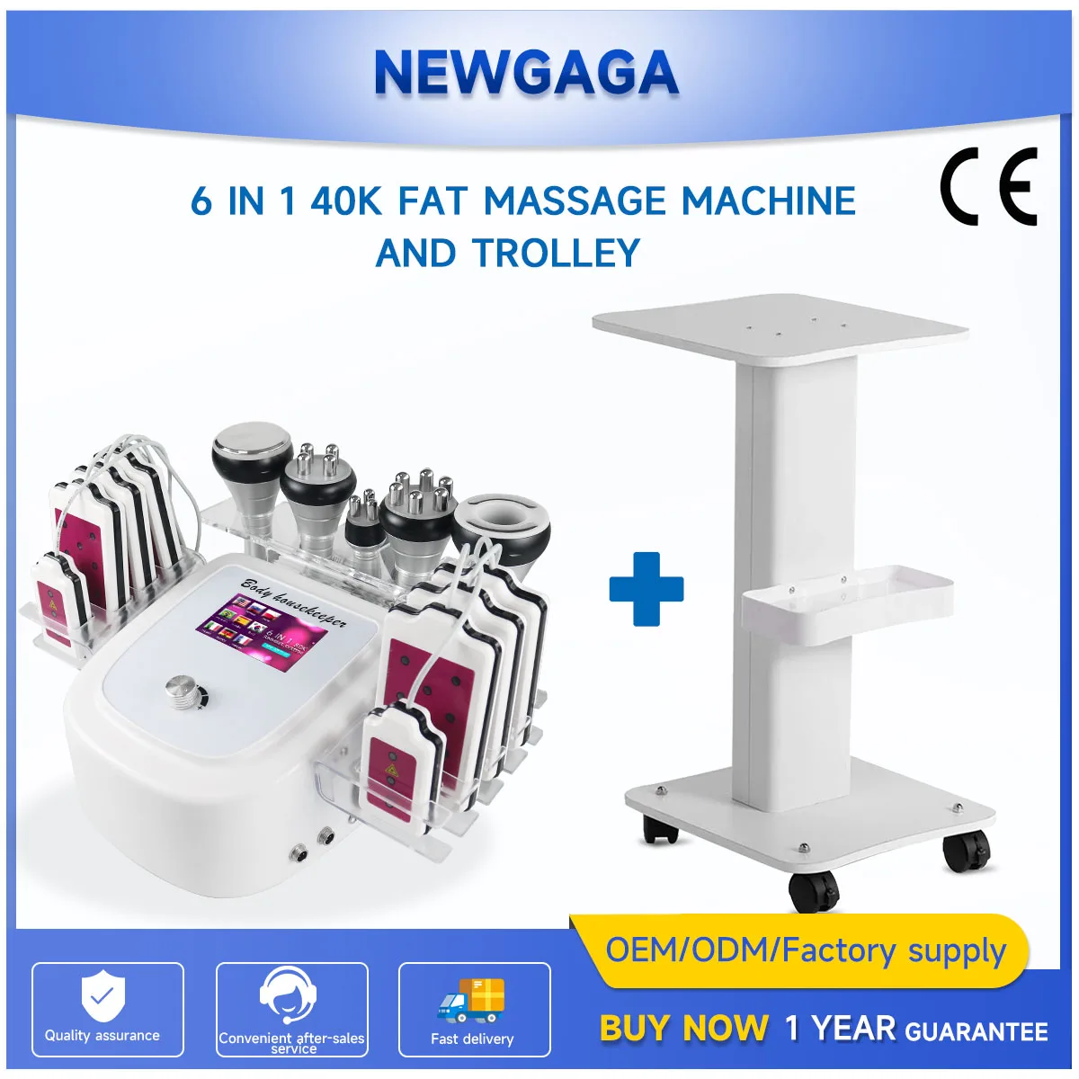 NEW 6 IN 1 80k Radio Frequency Cavitation Ultrasonic Machine Weight Loss Face Skin Lifting Care Body Shaping Massage Equipment