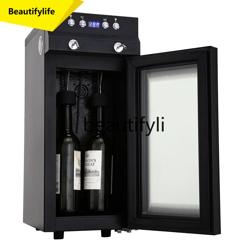 

A61 Red Wine Refrigerated Dispenser Wine Constant Temperature Dispenser Compressor Cooling Freshness Dispenser