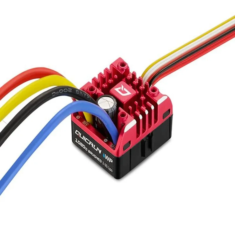 سيارة تسلق HobbyWing WP-1080-G2 من الجيل الثاني 80A مقاومة للماء ومصقولة وقابلة للتعديل كهربائيًا