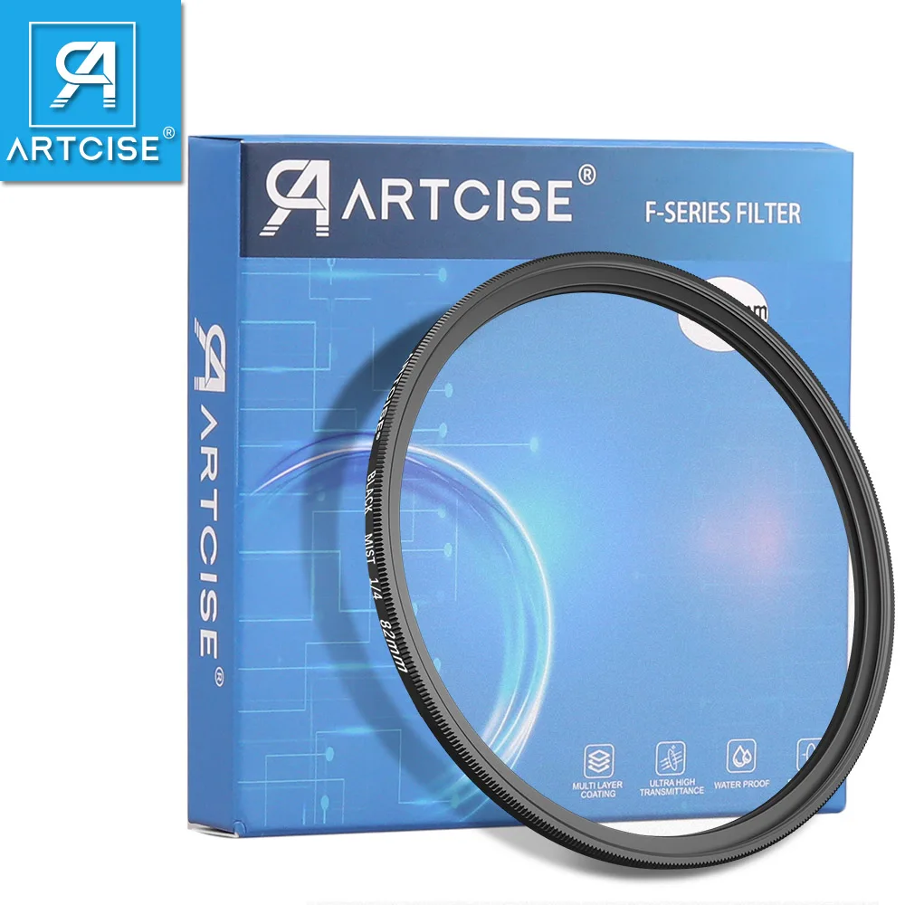 

ARTCISE 37-82mm Black Mist Diffusion Filter 1/4 for Canon Sony Nikon Camera Lens 37 39 40.5 43 46 49 52 58 62 67 72 77 82mm Size