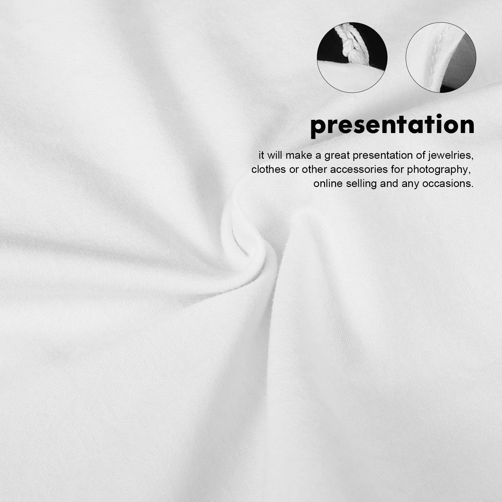 

1pc Female Mannequin Cloth Cover Cotton Fabric S Size White Beige Cream Overlay Body Accessory For Jewelry Display