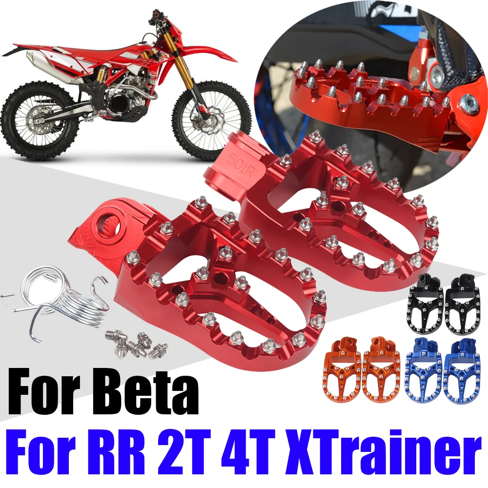 Voetsteunen Footpeg Voetsteunen Rust Pedalen Voor Beta Rr 250 300 350 390 400 430 450 480 498 500 520 525 4T RR250 Xtrainer X Trainer