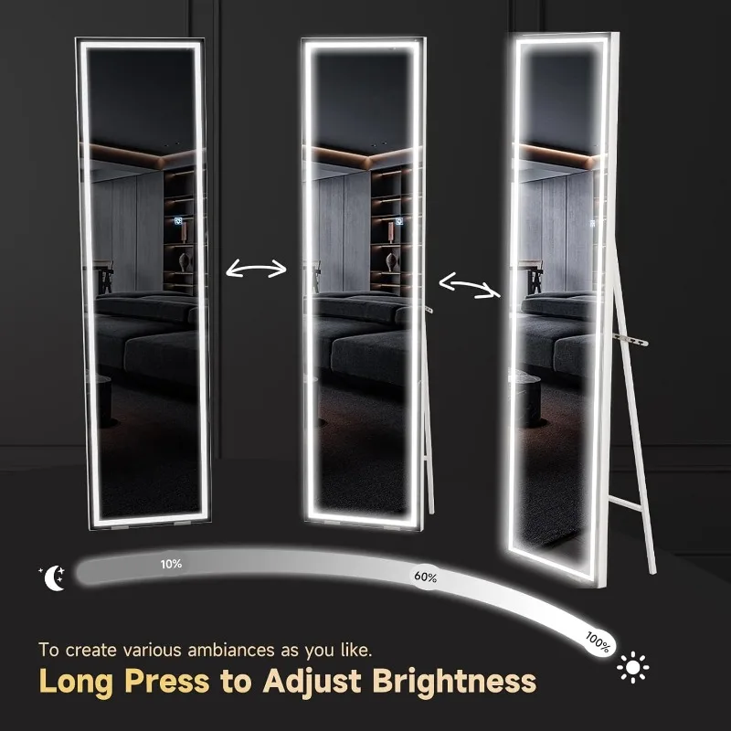 Full Length Mirror with Lights, 63