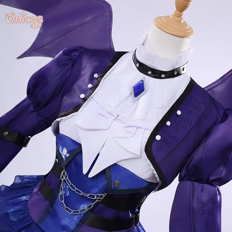 

Aikatsu Yurika Todo Gothic Magic Cosplay Costume Anime Idol Party Dress Full Set Gothic Lolita Halloween Carnival Dress Onicos