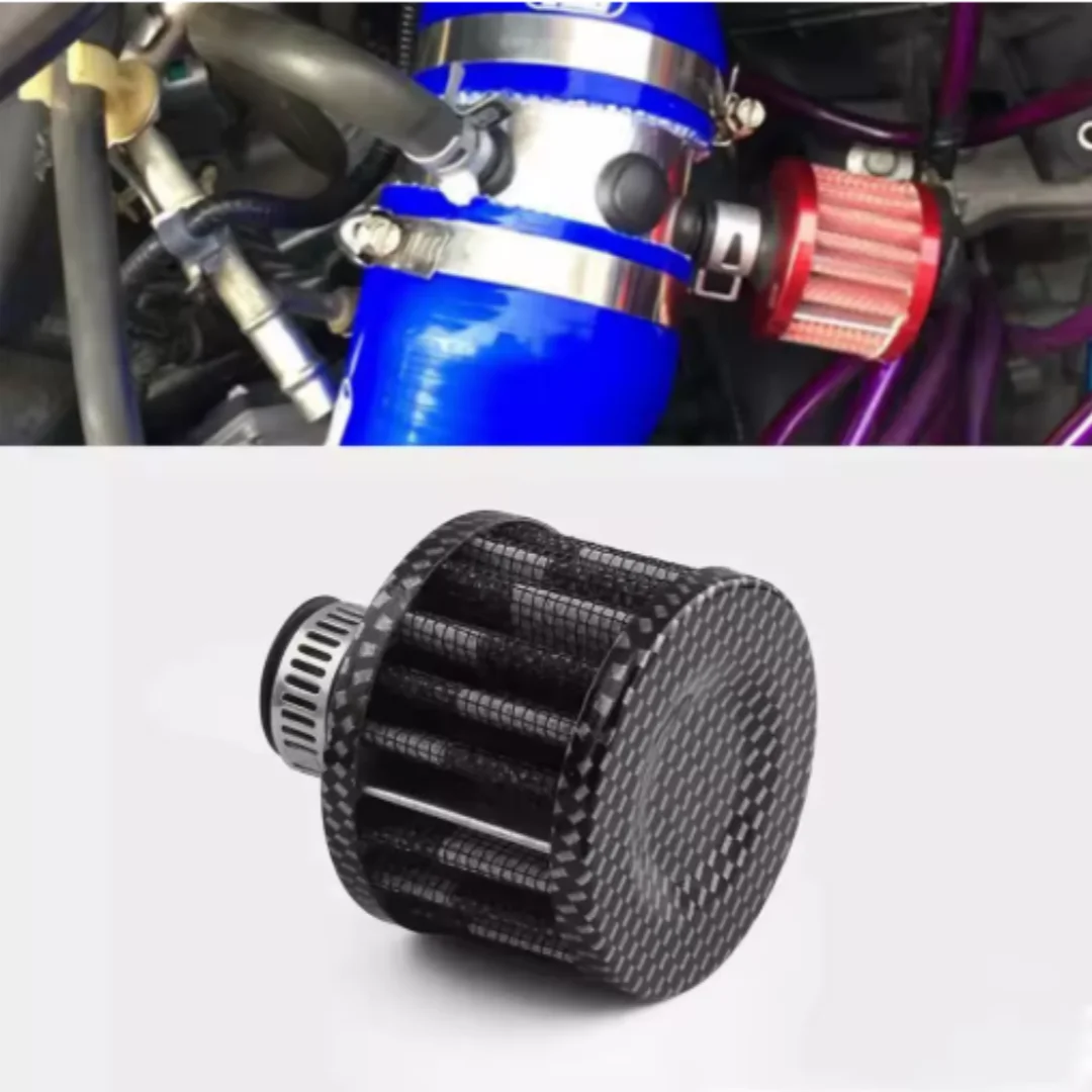 1pc 12mm Universal Interface Air Filter Motorcycle Cold Air Intake Breather Filter High Flow Crankcase Suitable for motorcycle A image 5
