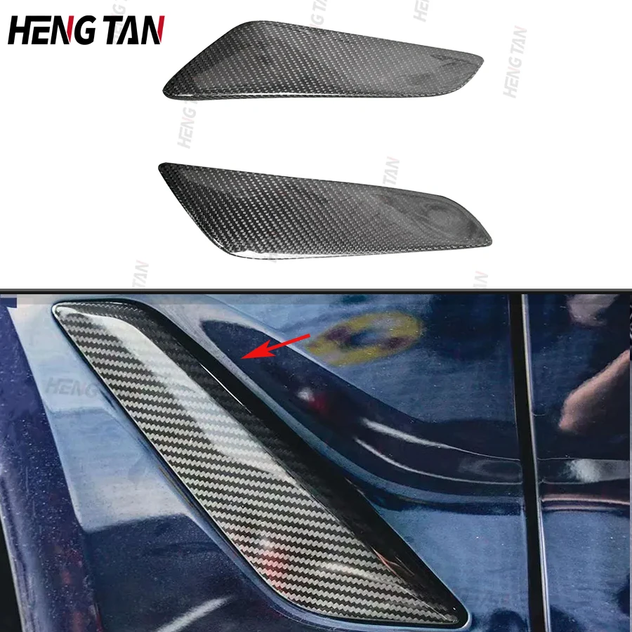 

For BMW 5 Series G30 G38 540i 530i Pre-LCI M Sport Carbon Fiber/FRP 2PCS / Set Auto Car Front Bumper Air Vent Fender parts