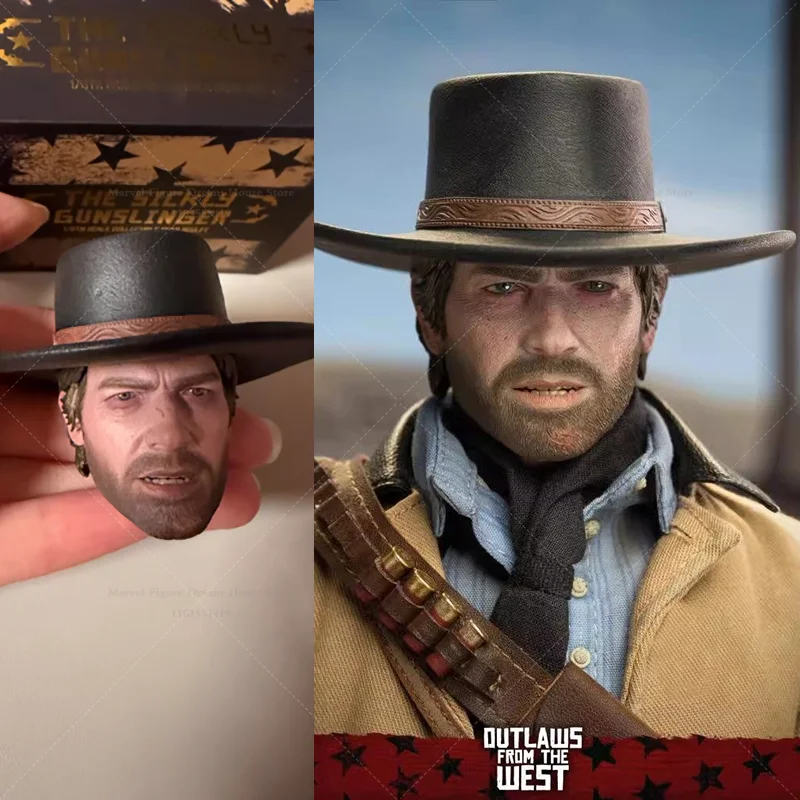 

Масштаб 1/6, Frailty Weak Man Sick Face, голова Артура, скульптура, новая раскраска, модель для 6-дюймовой фигурки солдата, подходит для LimToys LGH002