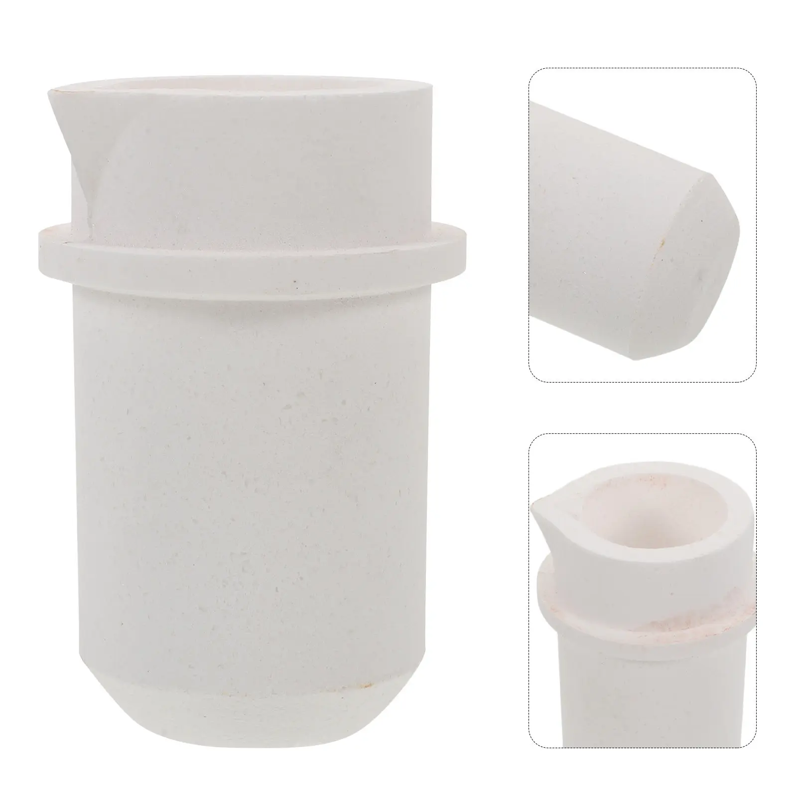 0.5kg Grams Quartz Bowl Jewelry Equipment Crucible For Melting Gold Silver Platinum.Jewelry Making Foundry Tools Smelting Cup view 2