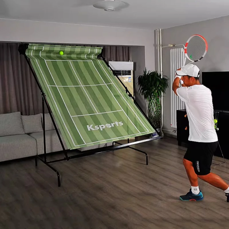 

Водонепроницаемый теннисный тренажер, сетка для отскока, регулируемый угол, теннисный отскок, настенный тренировочный тренажер для мячей, портативное спортивное оборудование