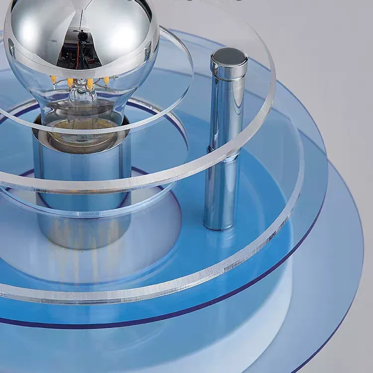 New Colored Wall Lamp With Space Era Ins Style Mid-ancient Bedroom Living Room Study Acrylic Atmosphere Lights