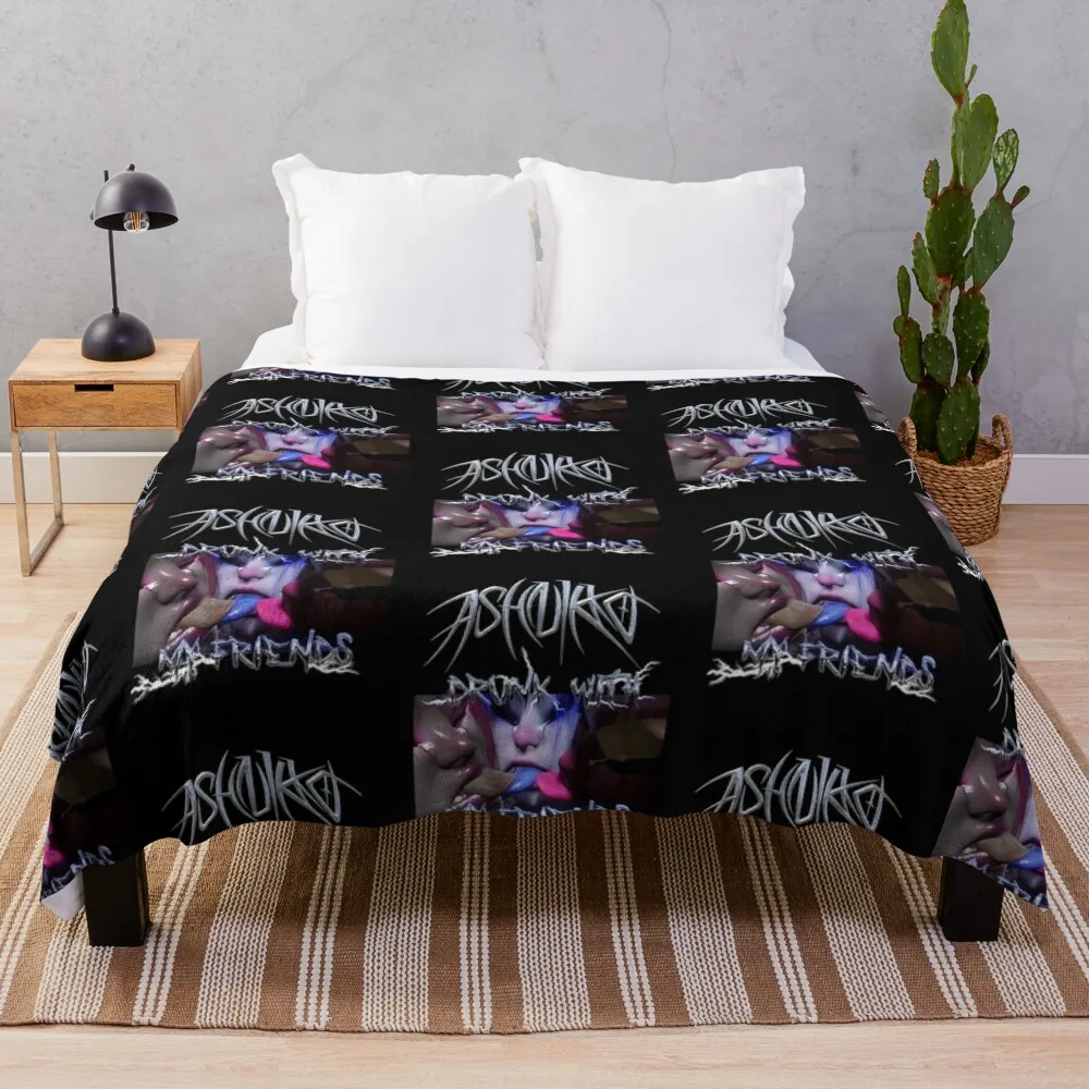 

Ashnikko Dwmf Artwork Throw Blanket Blankets Sofas Of Decoration Luxury Designer Nap anime Blankets