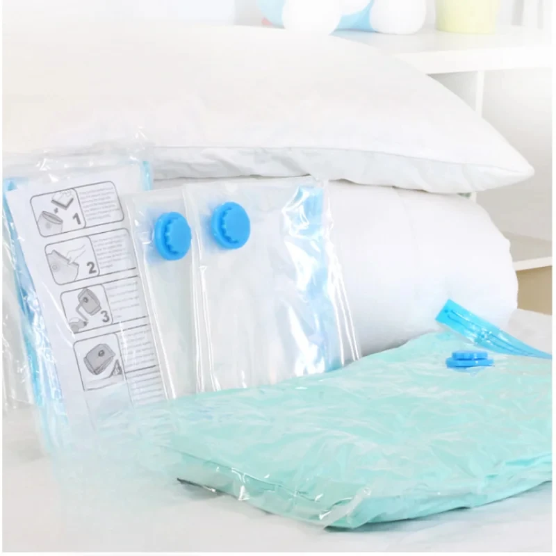 Vacuum Compression Bag Quilt Bag Clothes Quilt Travel Packaging Extraction Valve Storage Bag