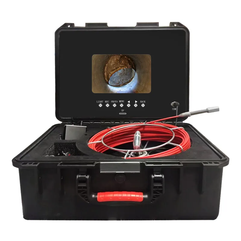 Dearsee Professional Endoscope Pipeline Camera System 10 Inch Monitor 18MM Lens Drain Plumbing Camera