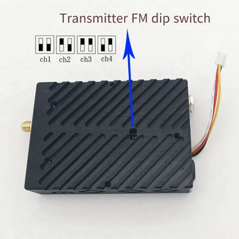 1.2G 5W 1.2Ghz 5000MW bezprzewodowy nadajnik dźwięku AV wideo z odbiornikiem 1.2G antena o dalekim zasięgu daleki zasięg