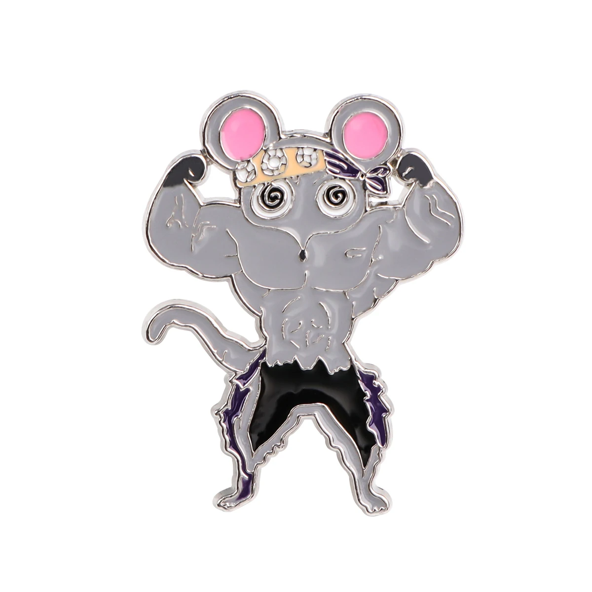 Anime Mouse Dumbbell Accessories Lapel Pins for Backpacks Briefcase Badges Badges on Backpack New Year Gift Brooch for Clothes