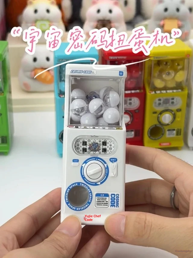 11cm Diy Mini Twisting Egg Machine Blind Box Need To Assemble Small Blind Box Stress Relief Diy Gift Ornament Decor Trendy Gift - view 3