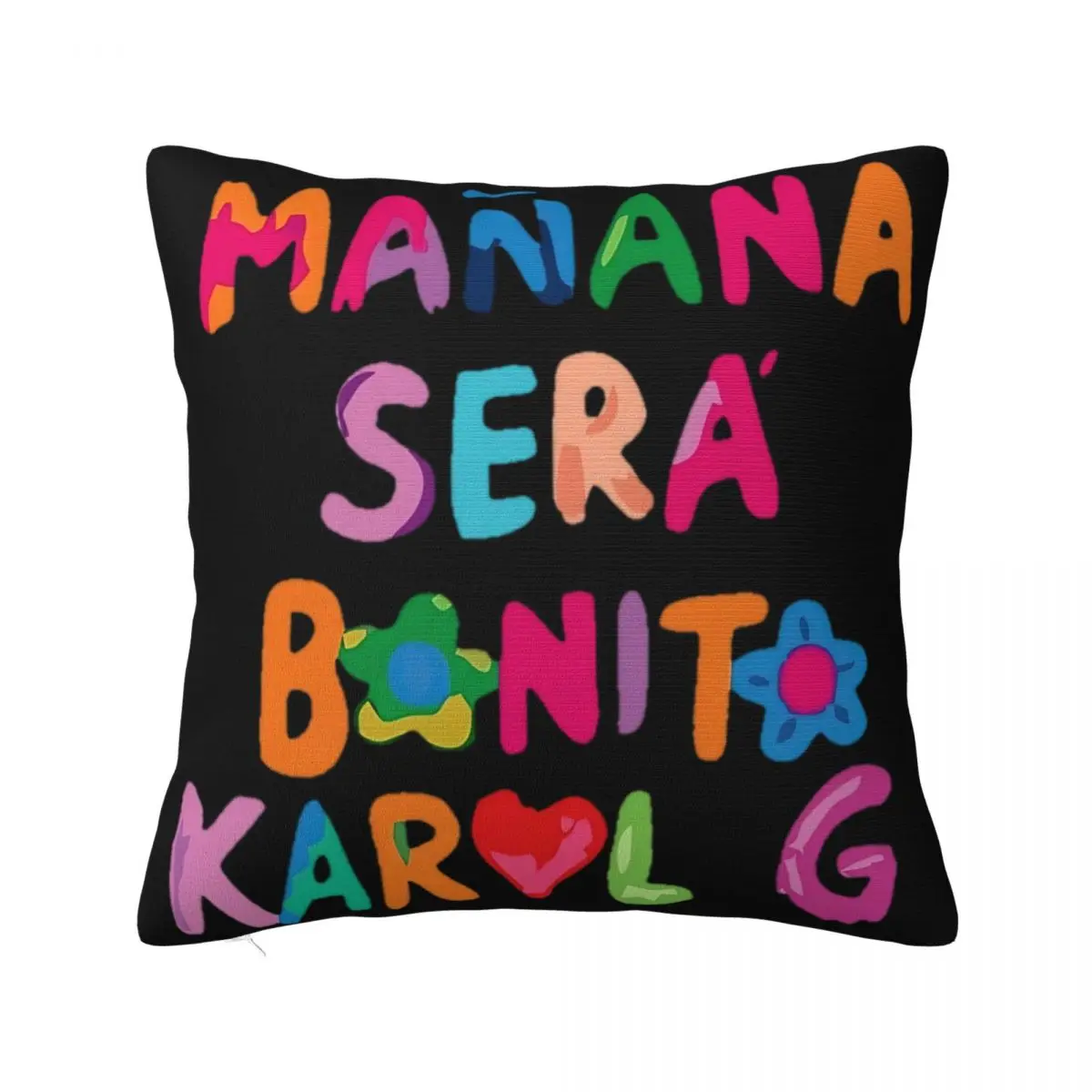 Decorative Pillow Cover Karol G Manana Sera Bonito Accessories Home Bichota Season Throw Pillow Case Cover Square Multi Size